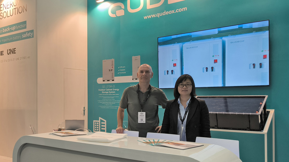 Qudeox al Solar & Storage Live UK 2025